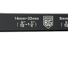 13592 Ключ многофункциональный быстрозажимной BG-0832QW//BERGER - 13592